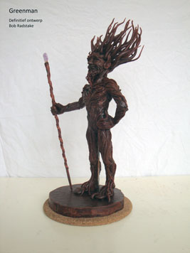 Greenman levend standbeeld Klooijenberglaan, Zwolle